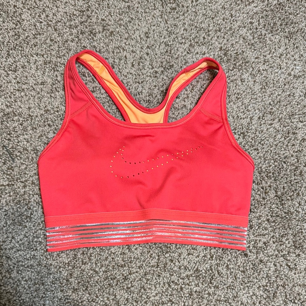Nike Padded Pink / Red / Orange Sports Bra